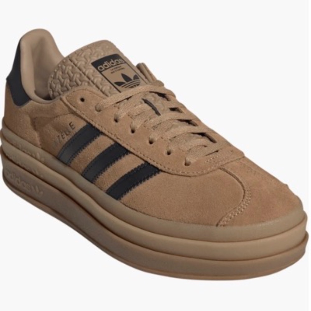 adidas Gazelle Bold Cardboard / Core Black / Gum